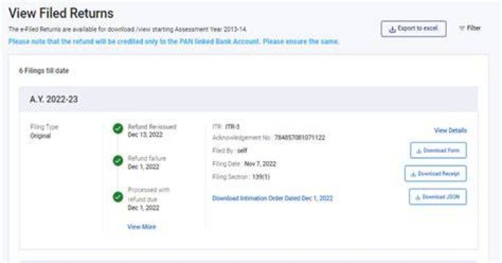 How long does it take for refund status to show up?