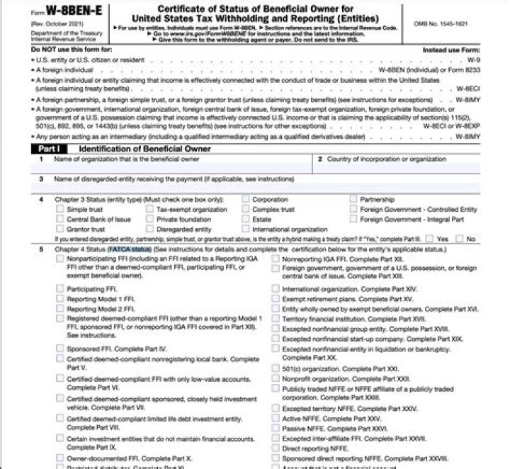 How long does W8 form take to process?