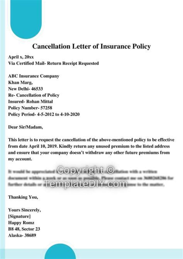 How long is insurance valid after cancellation?