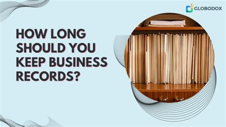 How long should records be preserved?