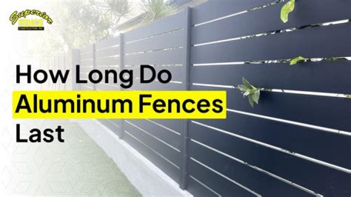 How long will aluminum last in the ground?