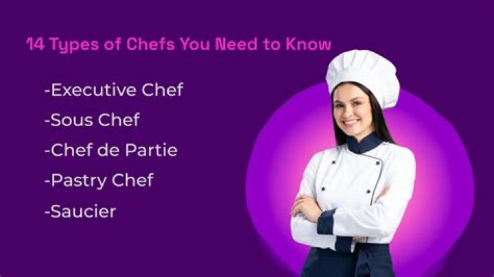 How many different types of chefs are there?