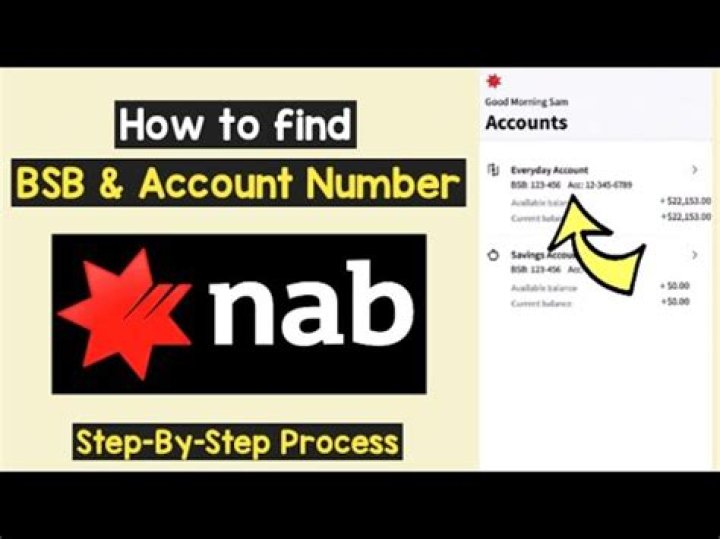 How many digits is a NAB account number?