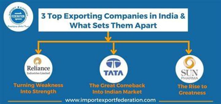 How many export companies are there in India?
