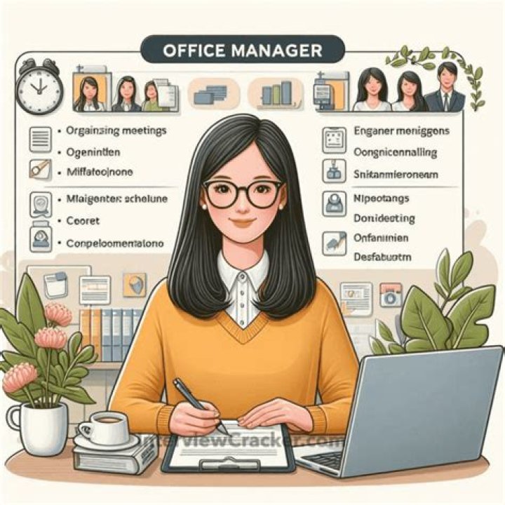 How many hours does an office manager work?