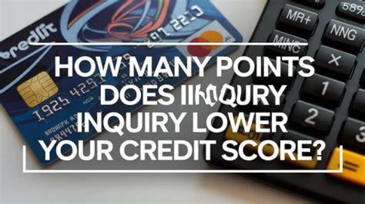 How many points does credit inquiries lower your score Canada?