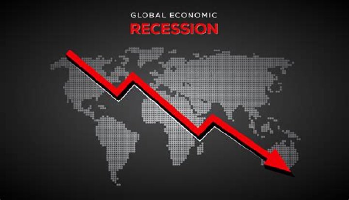 How many times has the world been in a recession?
