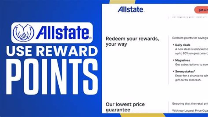 How much are Allstate reward points worth?