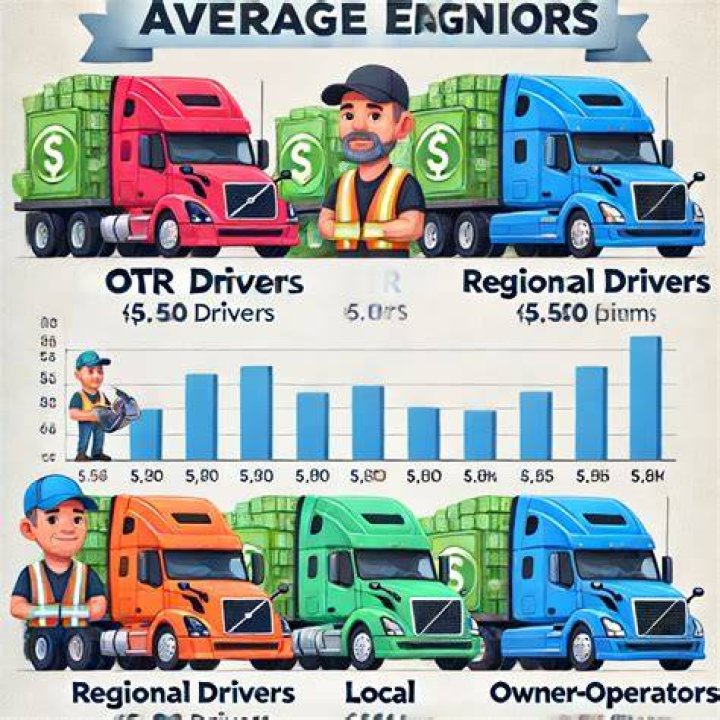 How much do self employed semi truck drivers make?