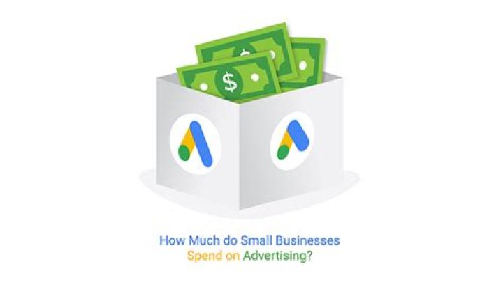 How much do small businesses spend on advertising?