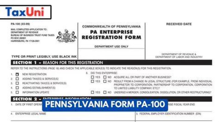 How much does a PA-100 form cost?