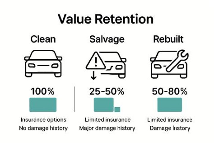 How much does a salvage title increase insurance?