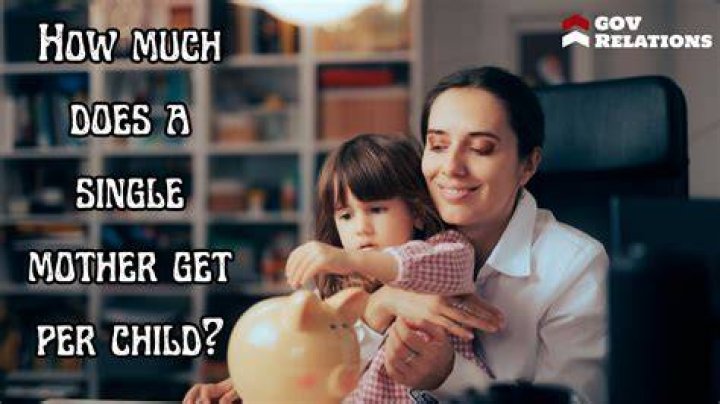 How much does a single parent with 1 child get?