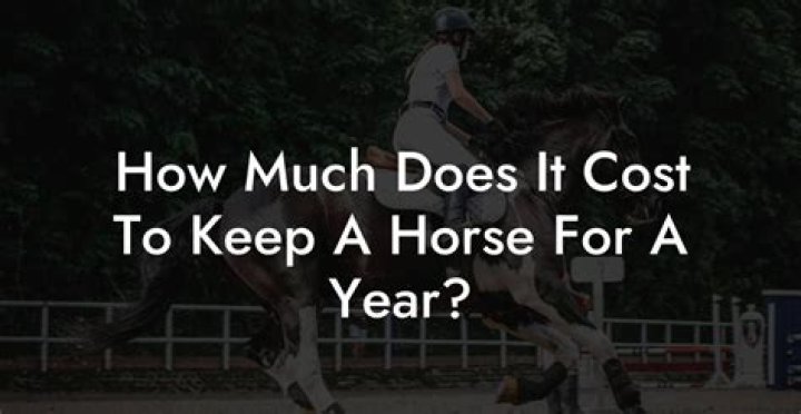 How much does it cost to keep a horse at a farm?