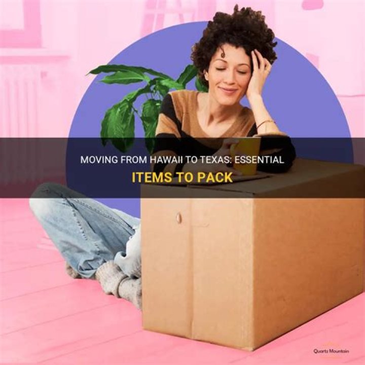 How much does it cost to move from Hawaii to Texas?