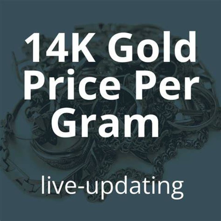 How much is 14K per gram today?