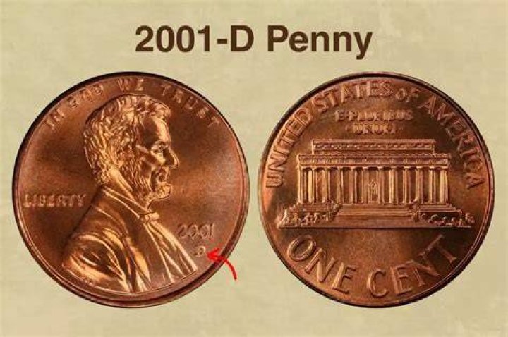 How much is a 2001 penny worth today?