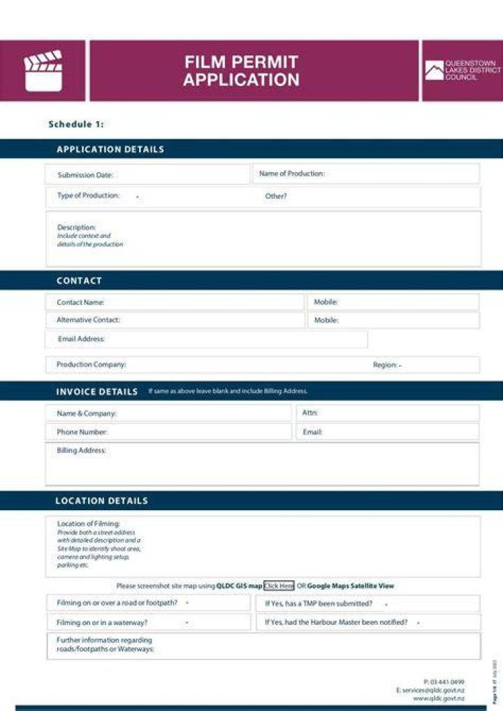 How much is a film permit in Miami?