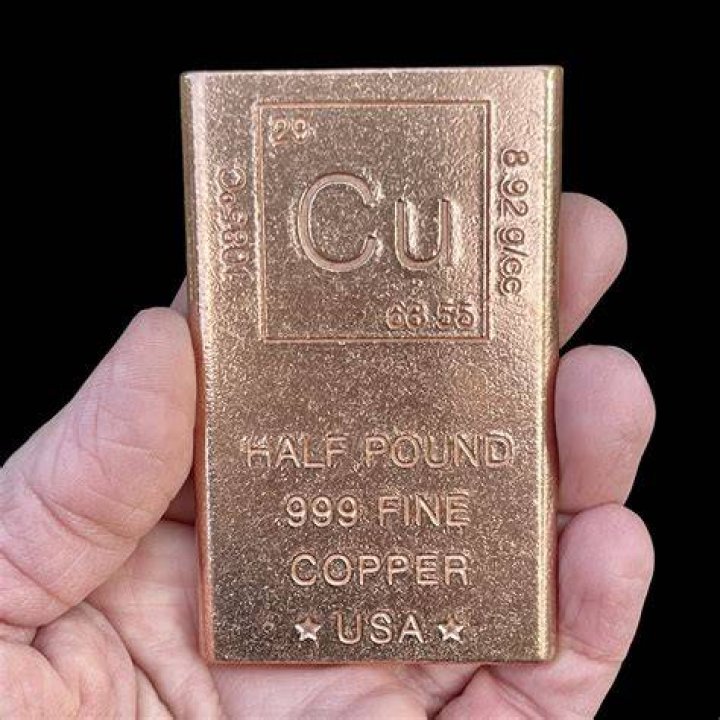 How much is a one pound bar of copper worth?