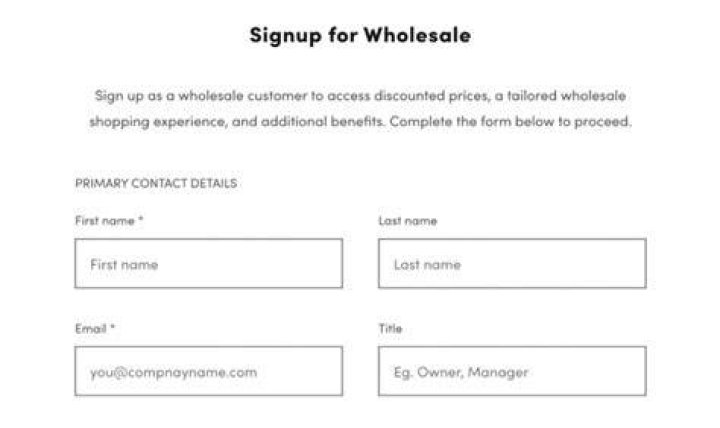 How much should a wholesale discount be?