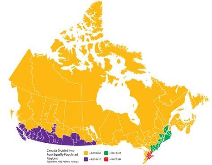 How politically divided is Canada?