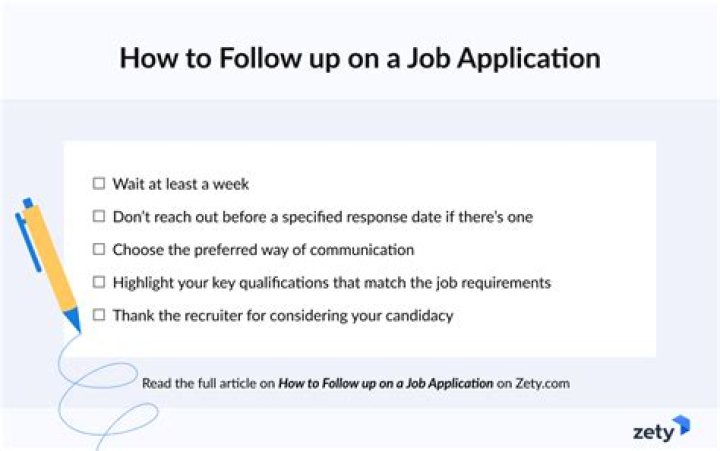 How soon is too soon to follow up on a job application?