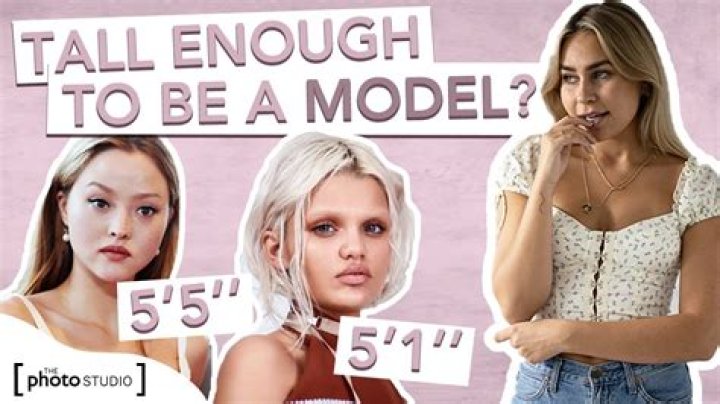 How tall should models be at 15?