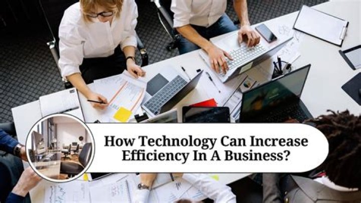 How technology can increase efficiency in a business?