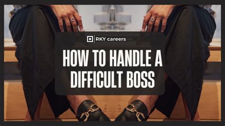 How to identify difficult boss?