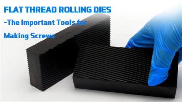 How to make thread rolling dies?