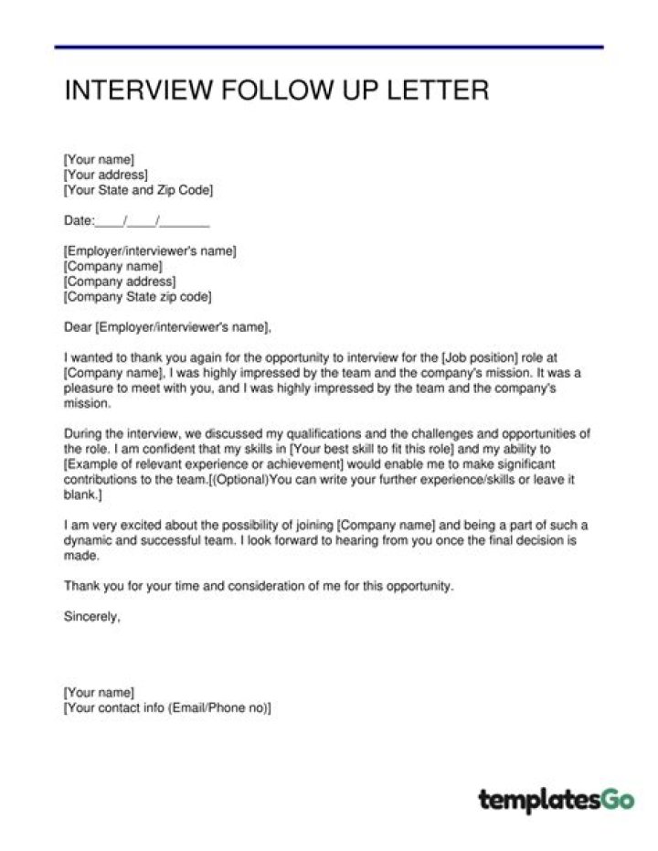 How to write letter of interview?