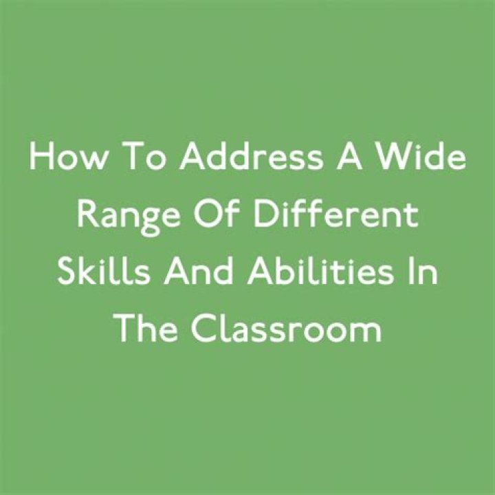 How would you address a wide range of issues in the classroom?