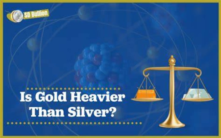 Is 14K gold heavier than silver?