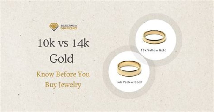 Is 14K gold worth more than 10K?