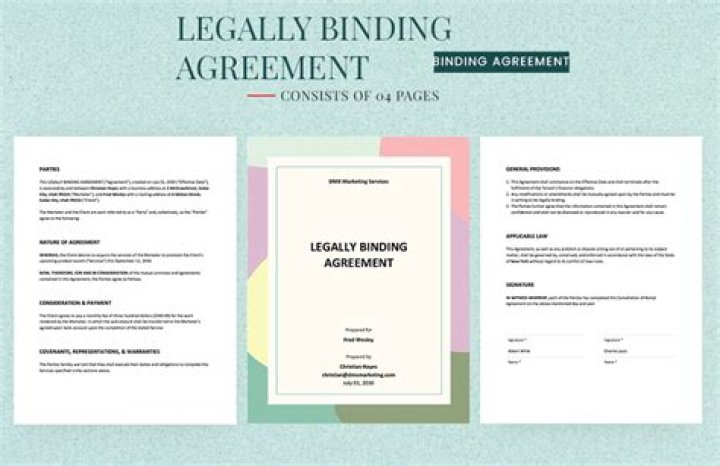 Is a consulting agreement legally binding?