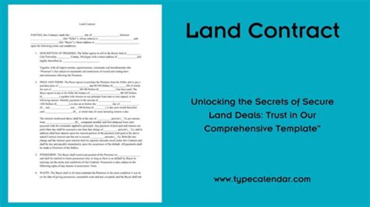 Is a land contract a good idea?