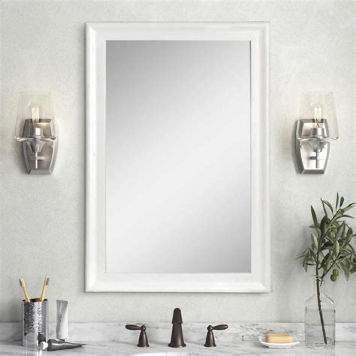 Is a mirror white or silver?