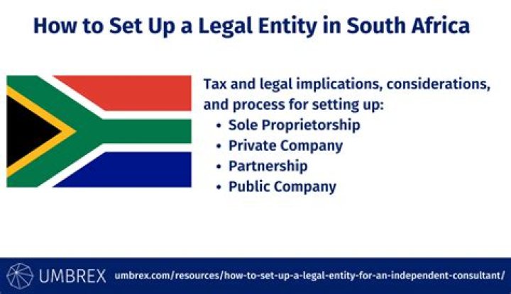 Is a trust a legal entity in South Africa?
