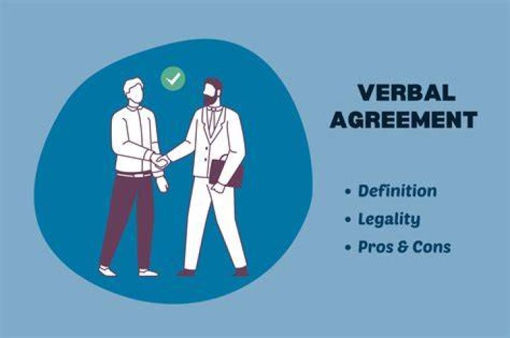 Is a verbal contract binding to sue someone for money?