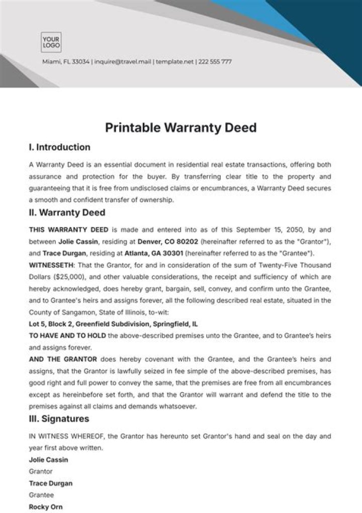 Is a warranty deed and title insurance the same thing?