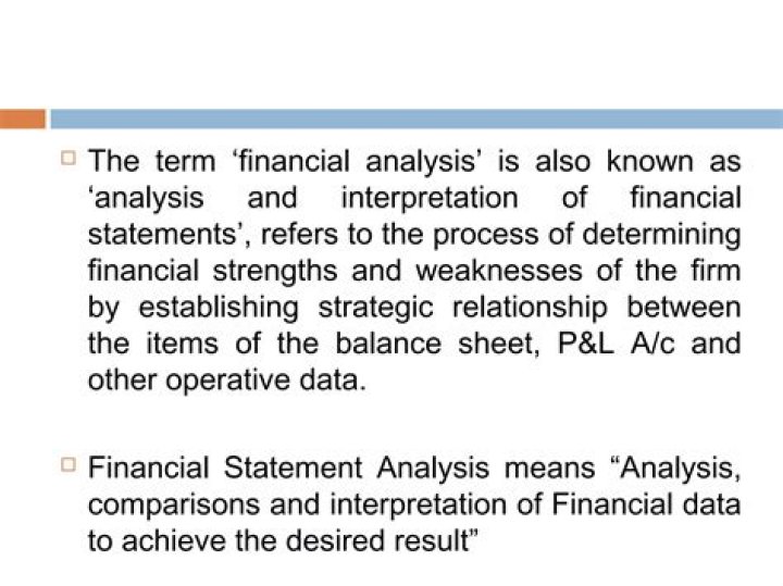 Is also known as analysis and interpretation of financial statements?