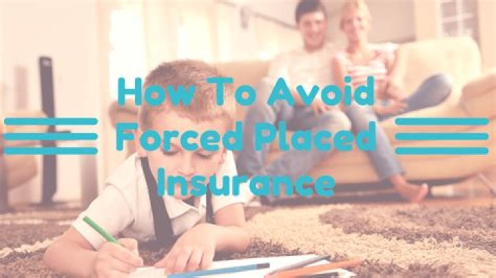 Is forced placed insurance bad?