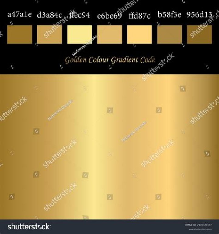 Is gold a color or a texture?