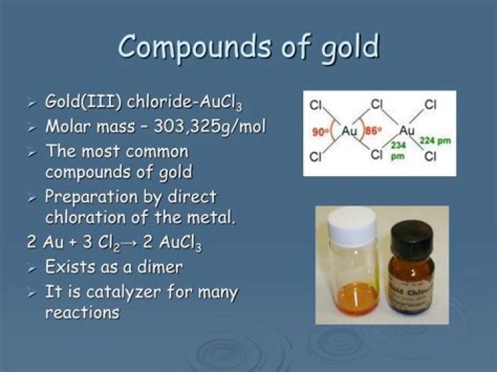 Is gold a compound?