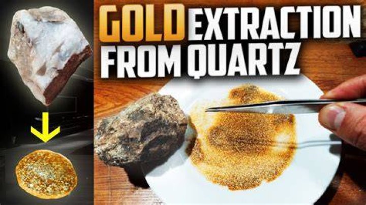 Is gold always found in quartz?
