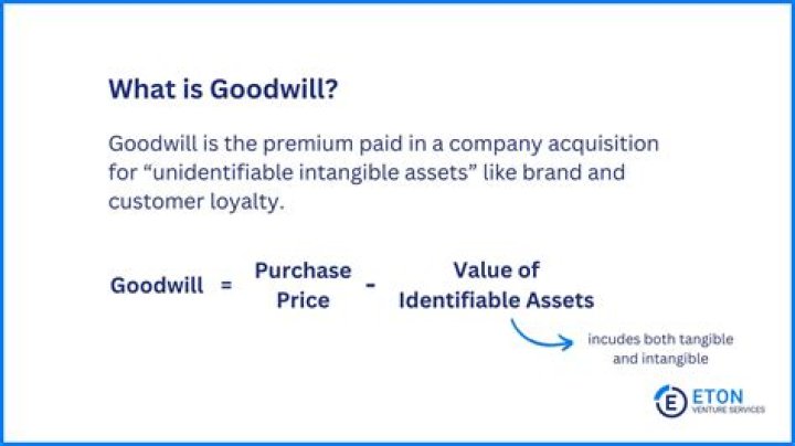 Is goodwill a financial or operating asset?