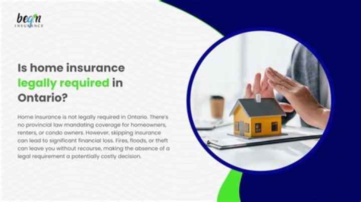 Is home insurance legally required?