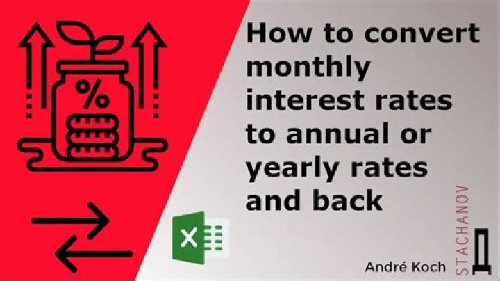 Is interest taken monthly or yearly?