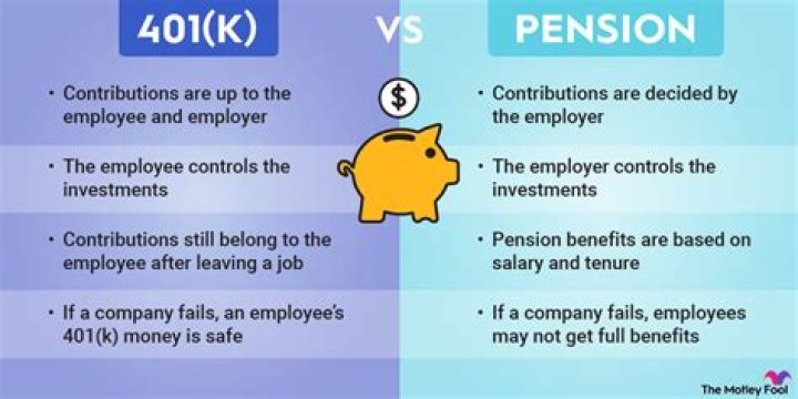 Is it better to have a pension or a 401k?