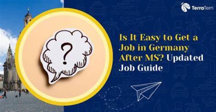 Is it easy to get job after Masters in Germany?